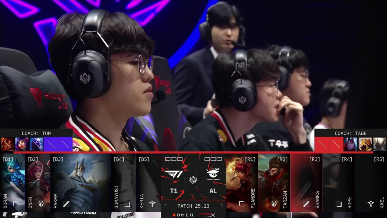 LOL-MSI：Oner蝎子节奏完美主导决胜局，T13-2击败AL挺进决赛